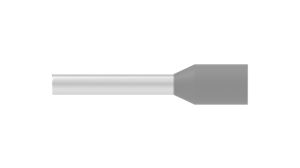 Bootlace Ferrule 0.75mm² Grey 14mm