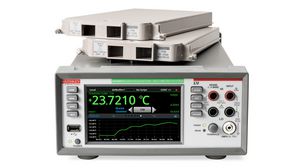 Data Acquisition and Logging, Digital Multimeter System with 20 CH Multiplexer Card, TRMS AC + DC, 1uOhm ... 100MOhm