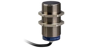 Inductive Sensor Make Contact (NO) 500Hz 240V 10mm IP68 / IP69K Cable, 2 m OsiSense XS