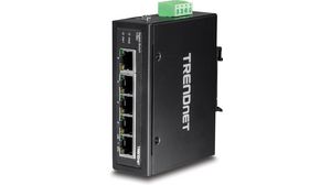 Ethernet Switch, RJ45 Ports 5, 1Gbps, Unmanaged