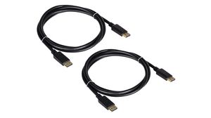 Kit di cavi KVM, DisplayPort 1.2, USB, Audio, 1.8m