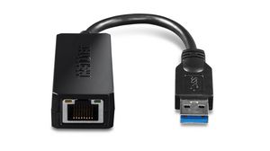 USB-netværksadapter, 1Gbps, USB-A han - RJ45-stik