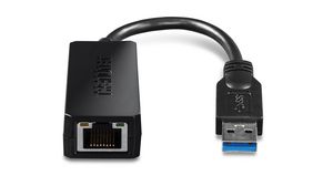 USB Network Adapter, 1Gbps, USB-A Plug - RJ45 Socket