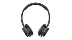 Headphones, On-Ear, 20kHz, Bluetooth / Stereo Jack Plug 3.5 mm, Black / Grey