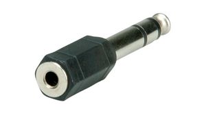 Audio Adapter, Straight, 6.35 mm Plug - 3.5 mm Socket