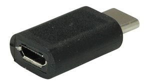 Adapter, USB-C 2.0 Plug - USB Micro-B 2.0 Socket
