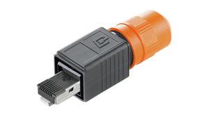 Industrial Connector RJ45 Plug CAT6a Straight