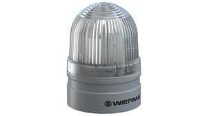 Migająca lampa błyskająca LED TwinFLASH EVS AC 253V 45mA EvoSIGNAL Mini IP66 Zacisk wciskany Biały