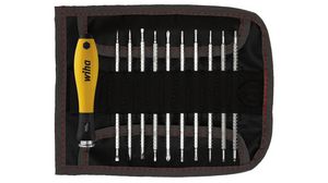Screwdriver with Interchangeable Blade Set, ESD, Slotted / Phillips / Torx / Hex / Hex with Ball Tip, 11pcs