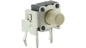 Tactile Switch 50 mA 12 VDC Momentary Function 1NO 2.55N Through Hole WS-TATU