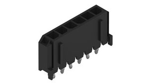 PCB Header, Plug, 5A, 250V, Contacts - 6, Vertical
