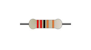 Yageo 2.2kOhm Metal Film Fixed Resistor 0.25W ±1% MFR-25FTE52-2K2