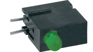 LED pour carte de circuit imprimé 3 mm Vert