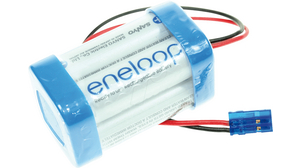 Rechargeable Battery Pack, Ni-MH, 4.8V, 2Ah