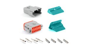Kit, Plug / Receptacle, Socket / Pin, 12 Contacts
