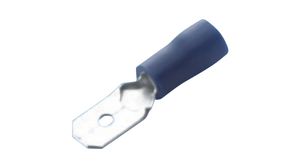 Spade Connector, Partially Insulated, 1.5 ... 2.5mm², Plug, Pack of 100 pieces