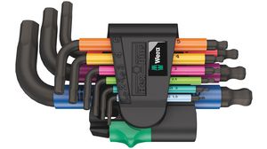 950/9 Hex-Plus Multicolour 2 L-Key Set, L, 9pcs