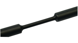 Heat-Shrink Tubing Cross-Linked Polyolefin, 0.5 ... 1.5mm, Black, 1m