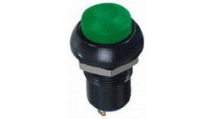Pushbutton Switch ON-OFF 1NO Panel Mount Black / Green