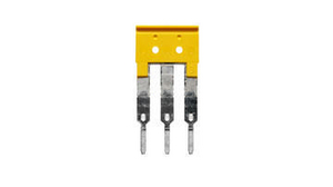 Jumper 3-pin, Yellow, 13.6 x 27.6mm