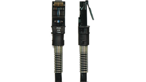 Kabel połączeniowy PatchSee, Wtyczka RJ45 - Wtyczka RJ45, Cat 6, U/UTP, 9.7m, Czarny