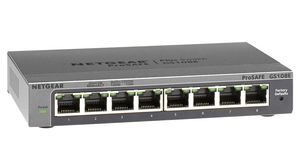 Ethernet Switch, 8x 10/100/1000 Desktop Smart