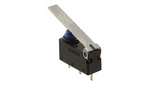 Micro Switch D2HW, 2A, 1CO, 0.49N, Hinge Lever