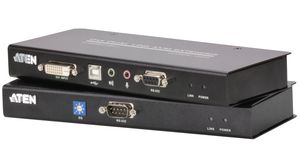 Extenseur KVM, DVI SL, USB, audio, RS232 60m 1024 x 768