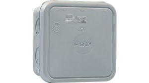 Junction Box, 2.5mm?, 90x90x49mm, Cable Entries 2, Polypropylene