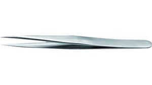 Tweezers Anti-Magnetic / Acid-Resistant Stainless Steel Pointed / Straight / Strong / Thick 125mm