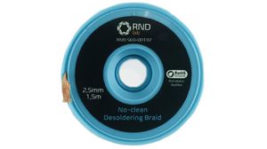 Desoldering Braid, Blue, Copper, 2.5mm x 1.5m