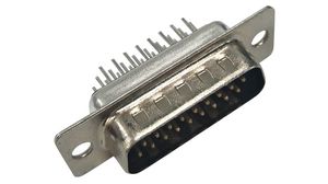 D-Sub connectoren met hoge dichtheid, Stekker, DA-26, Radiale kabels