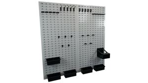 Pegboard Tool Wall, 35 Pieces, 800x800x15mm