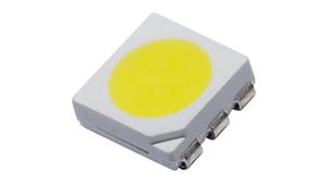 LED dioda SMD Bílá 6500K 6.5cd PLCC-6