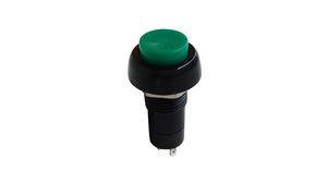 Pushbutton Switch ON-OFF 1NO Panel Mount Black / Green
