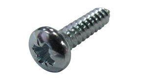 Oval-Head Screw, Pan Head / Sheet Metal, Pozidriv, PZ1, 2.2 mm, 6.5mm, 100 ST