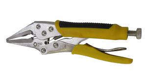 Locking Pliers, Long Nose / Serrated, 225mm
