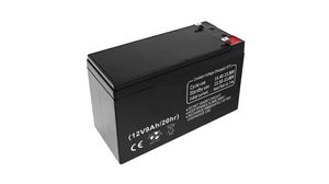 Rechargeable Battery, Lead-Acid, 12V, 9Ah, Blade Terminal, 4.8 mm