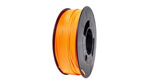Filament pour imprimante 3D, PLA, 1.75mm, Orange fluorescent, 300g
