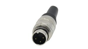Mini Connector Plug 3 Contacts, 7A, 250V, IP67