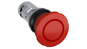 Compact Series Pull Release Emergency Stop Push Button, Panel Mount, 2NC