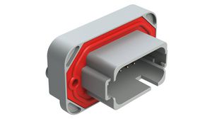 Automotive Connector, Straight, Receptacle, Contacts - 18