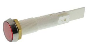 Red Indicator, 12V, 10mm Mounting Hole Size