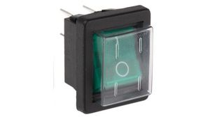 (Bulgin) Ltd Illuminated DPST, On-Off Rocker Switch Panel Mount
