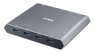 Přepínač KVM, 3840 x 2160, Displayport / USB-C - USB A