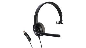 NC Headset, USB28 HD, Mono, On-Ear, 20kHz, USB, Black