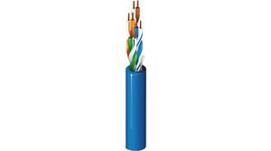 Kabel LAN LSZH CAT5e 4x2x0.25mm? UTP Fialová 305m