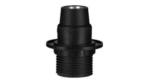 Lamp Holder E14 43mm Plastic Black