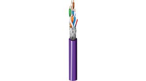 LAN-Kabel LSZH CAT5e 4x2x0.25mm² SF/UTP Grau 100m