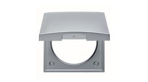 Cover Frame Matte with Protective Cover INTEGRO Flush Mount 59.5 x 59.5mm Metallic